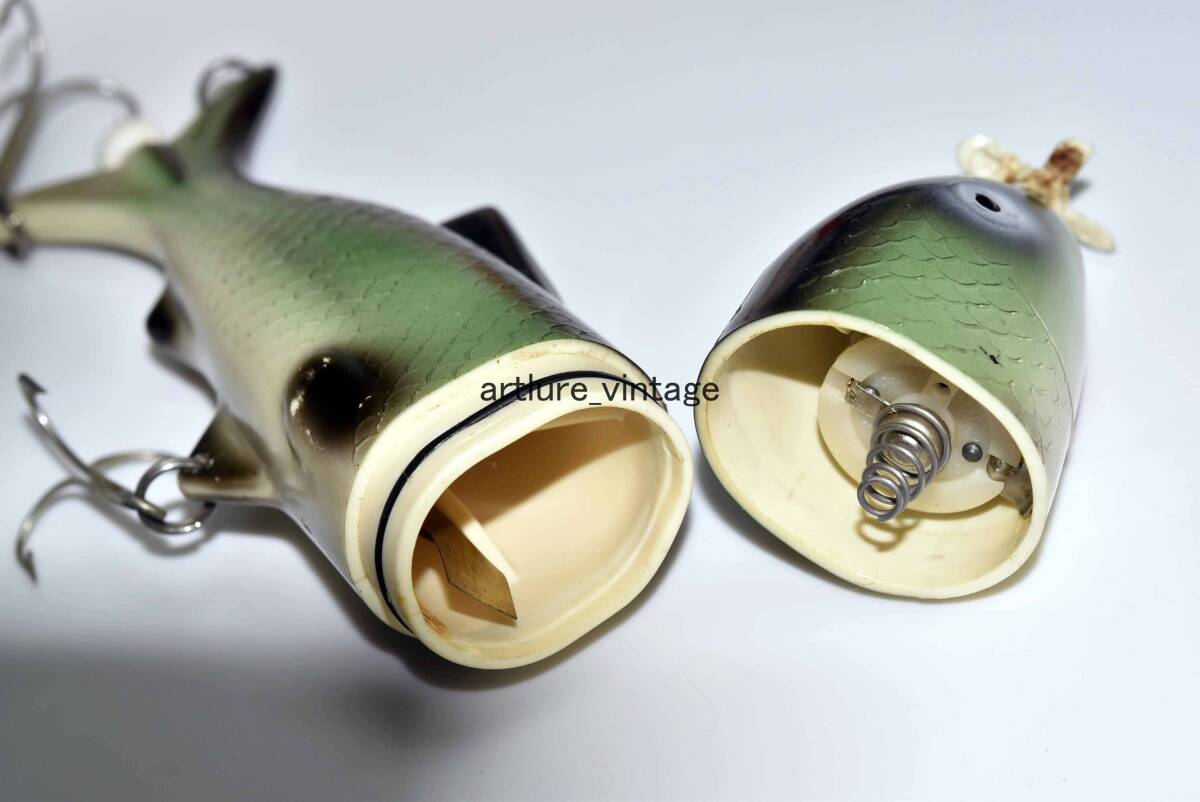 動力モター付 MOTER PROPELLED LURE オールド希少珍品面白ルアー マニア向けVINTAGE LURE (4389-325 ) ヴィンテージ ルアー 蒐集家向け拍卖