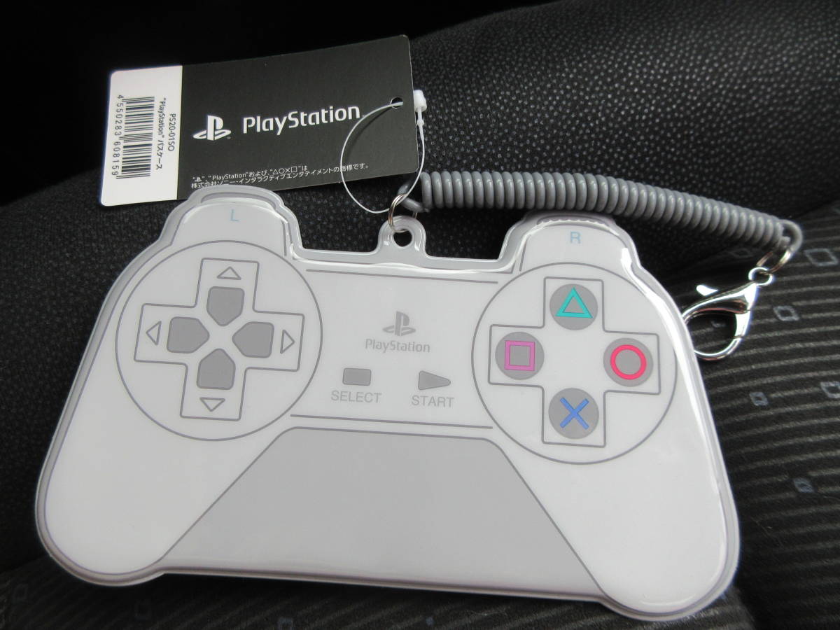 PlayStation パスケース プレイステーション プレステ ストラップ フック カラビナ ゲーム 定期入れ カード入れ☆★★新品未使用 タグ付き拍卖