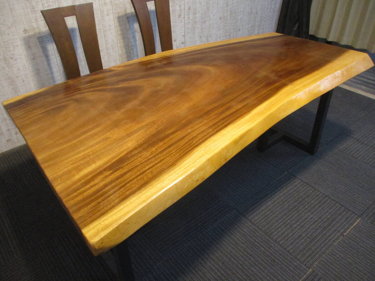 #1184■ モンキーポッド 一枚板 無垢 テーブル 板 ローテーブル ダイニングテーブル 座卓 天板  デスク拍卖