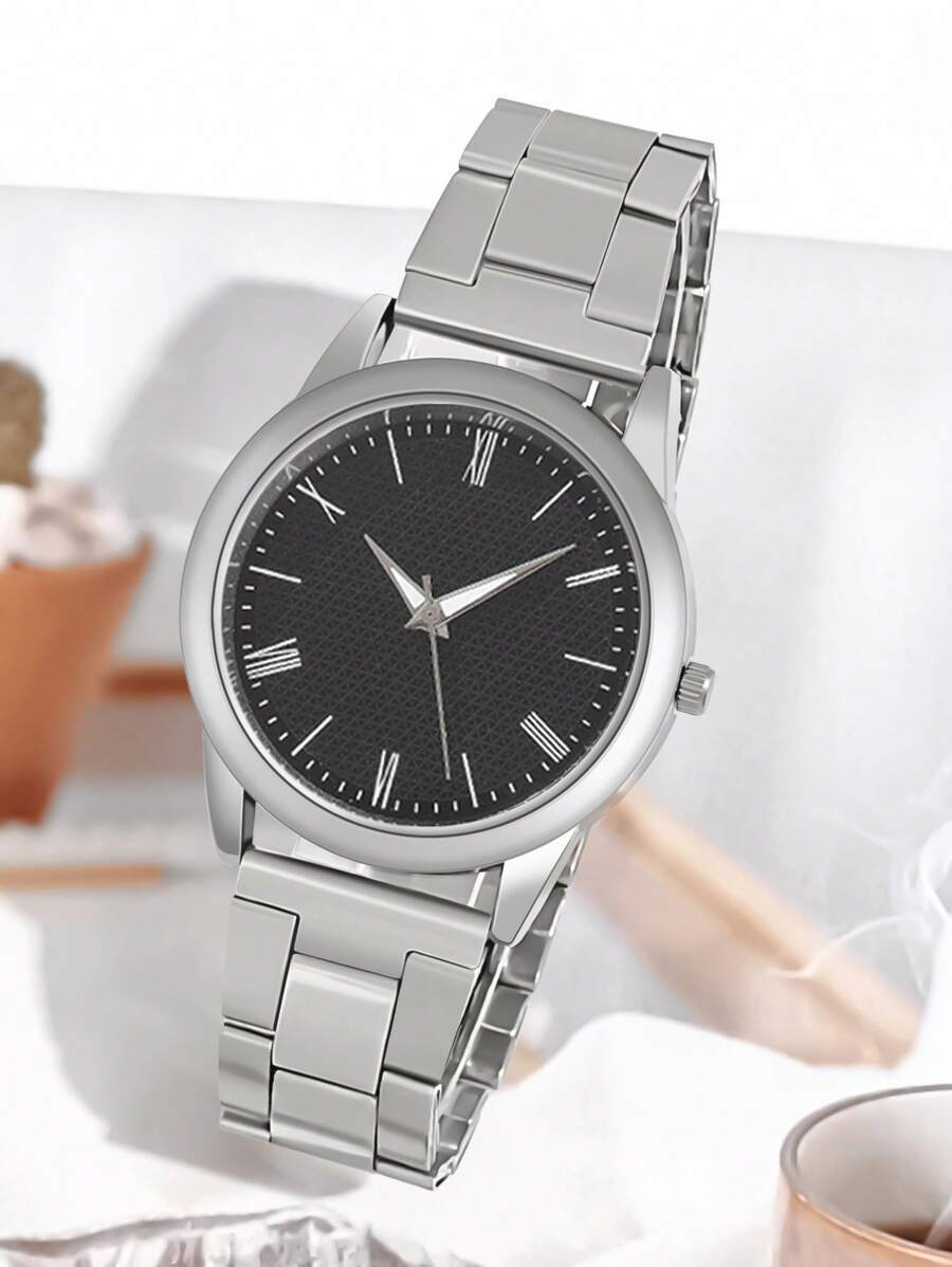 腕時計 メンズ クォーツ ステンレススチール 腕時計 メンズ ナイトライト クオーツ式 1個、祭りの贈り物拍卖