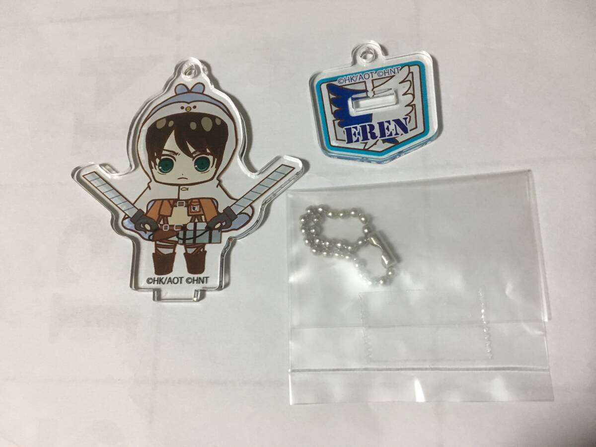 進撃の巨人 空想水族館 スタンドミニアクリルキーホルダー エレン拍卖