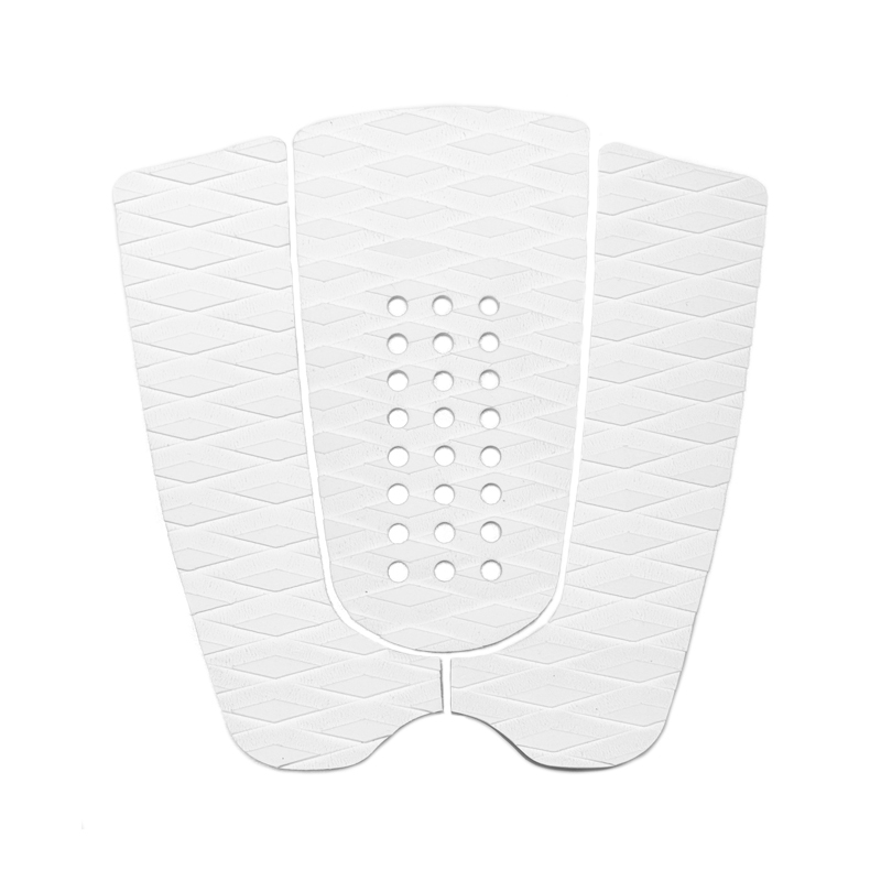 新品★数量限定★3ピースロゴ無し サーフボード デッキパッド 3Mテープ 色:ホワイト×ブラック(白×黒) サーフィン拍卖