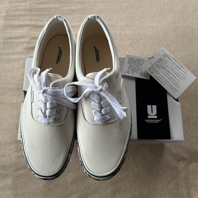 XL新品 UNDERCOVER メンズ グラフィック プリント スニーカー 23SS size XL 28cm ローカット キャンバス シューズ アンダーカバー拍卖