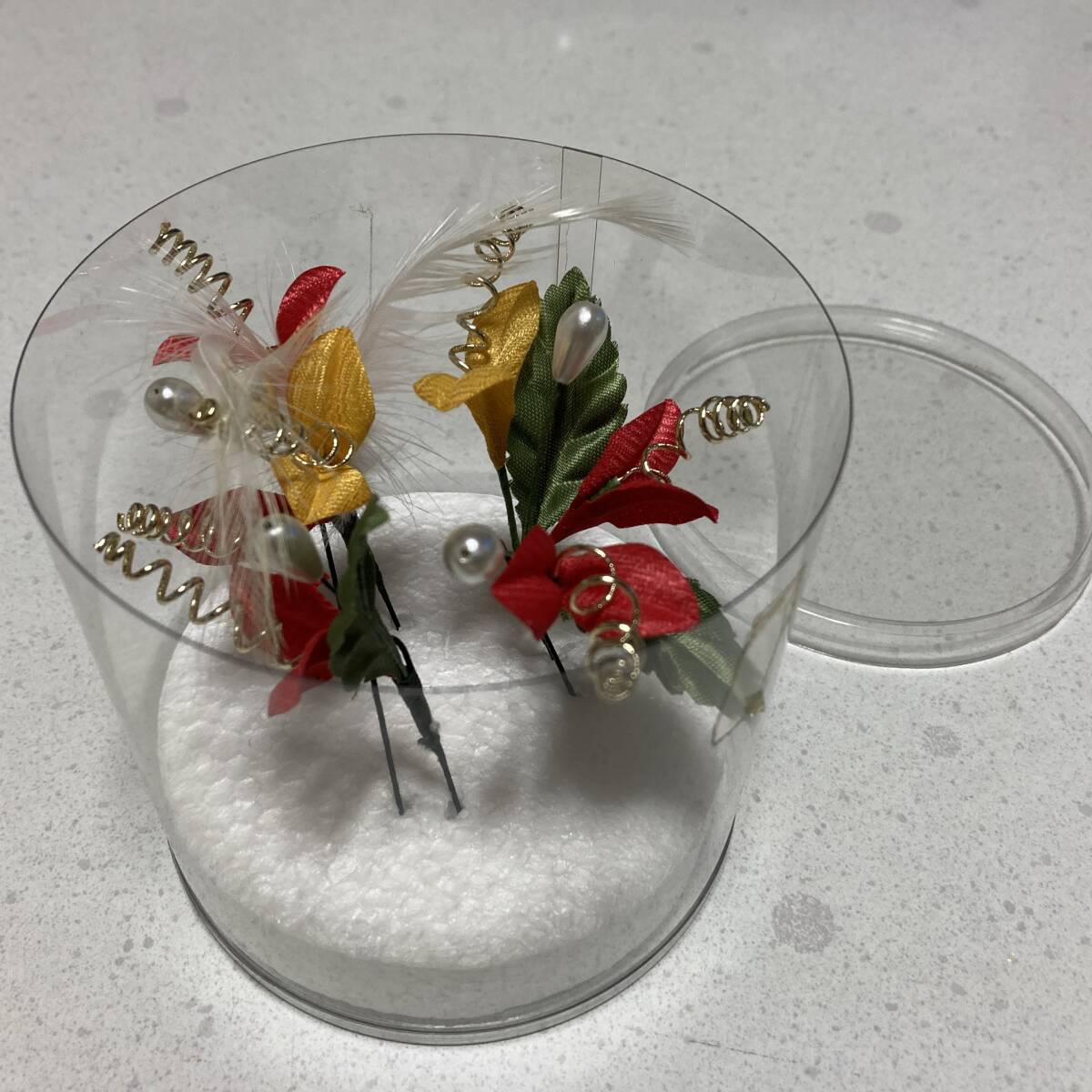 着物 袴 髪飾り ヘアアクセサリー Uピン 卒業式 入学式 結婚式 成人式 パール 紅花拍卖