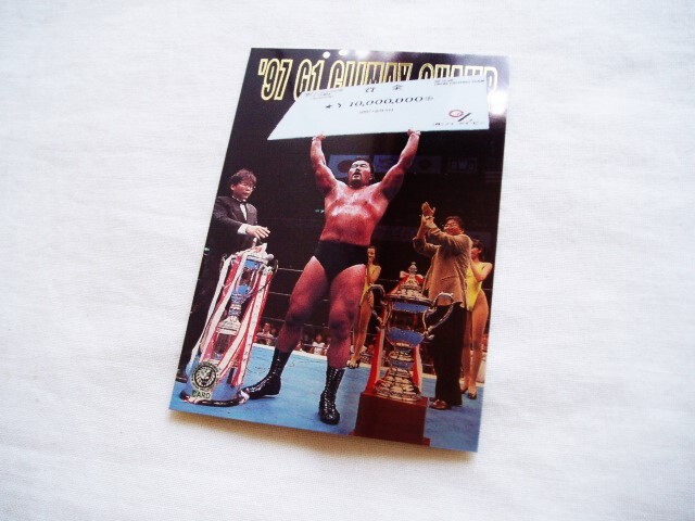 インサート☆佐々木健介■バンダイ1998 新日本プロレス ’97 G1 CLIMAX CHAMP RE拍卖