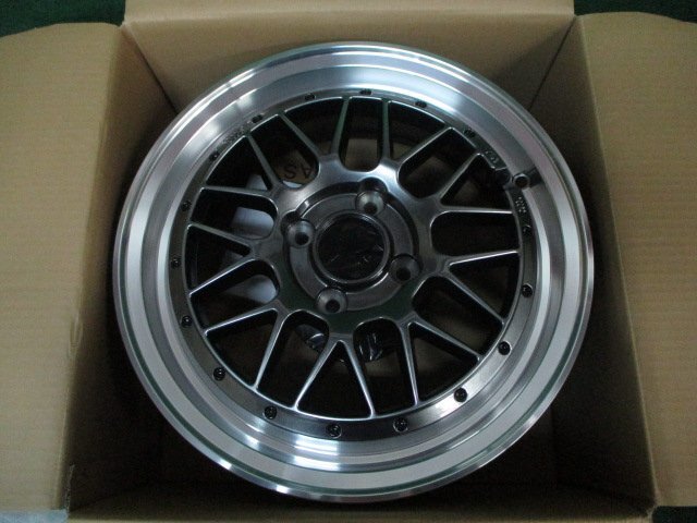 【新品】Stich Mesh RM シュティッヒメッシュ 15x5.5J+43【送料込み】シルバー SRM-02 ※会社宛てor福山通運営業所止め拍卖