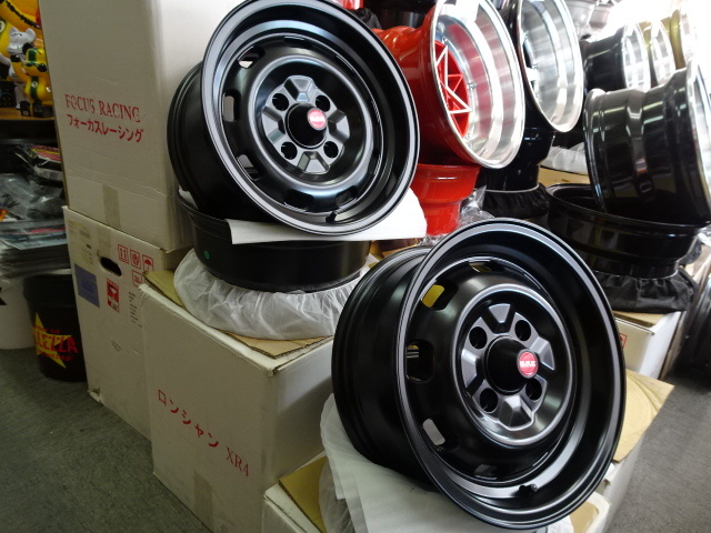 BRE 鉄チンホイール 6J-14 7J-14 114.3/4H 新品 4本セット 旧車拍卖