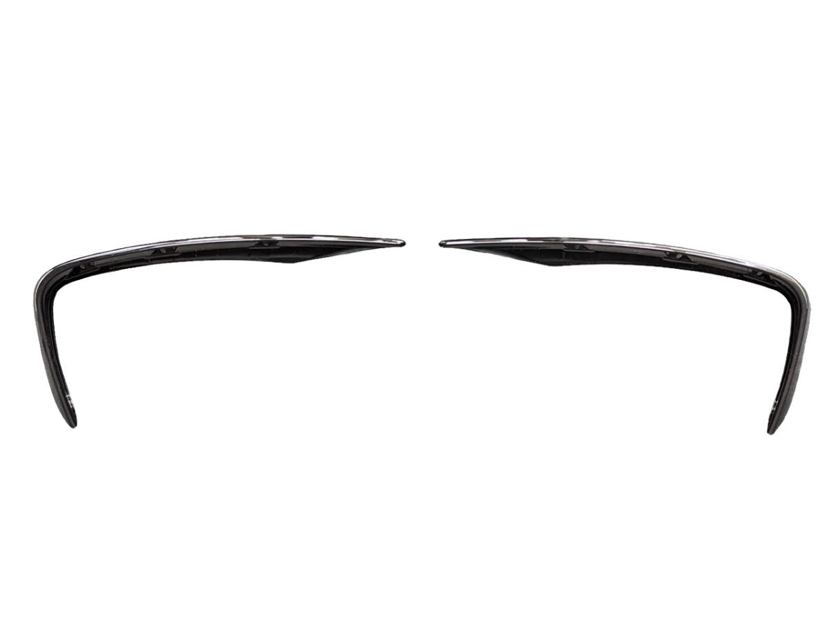 W222 フロント ダクト フィン 左右 黒塗装済 ブラック 前期 S63/65typeバンパー対応 S63type メルセデス ベンツ Sクラス 国内発送 補修拍卖