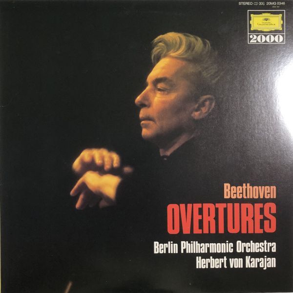美盤 Karajan (カラヤン) - ベートーヴェン序曲集 / ベルリン・フィルハーモニー管弦楽団 / 20MG0346 / 1965年 / グラモフォンレコード拍卖