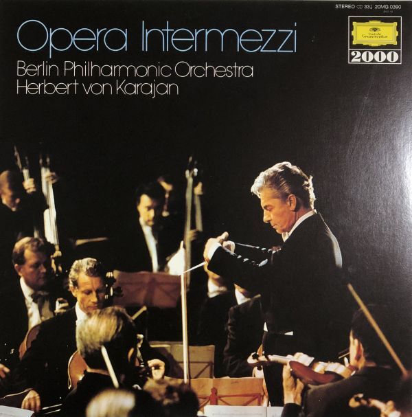 美盤 カラヤン (Karajan) - Opera Intermezzi / ベルリン・フィルハーモニー管弦楽団 / 20MG 0390 / 1980年 / JPN / グラモフォンレコード拍卖