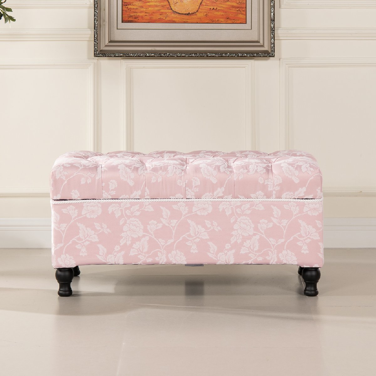 ジェニファーテイラー/JenniferTaylor 収納付きベンチ Heirloom-PK(ヘアルーム-PK) 33032SB-205P メーカー直送商品拍卖