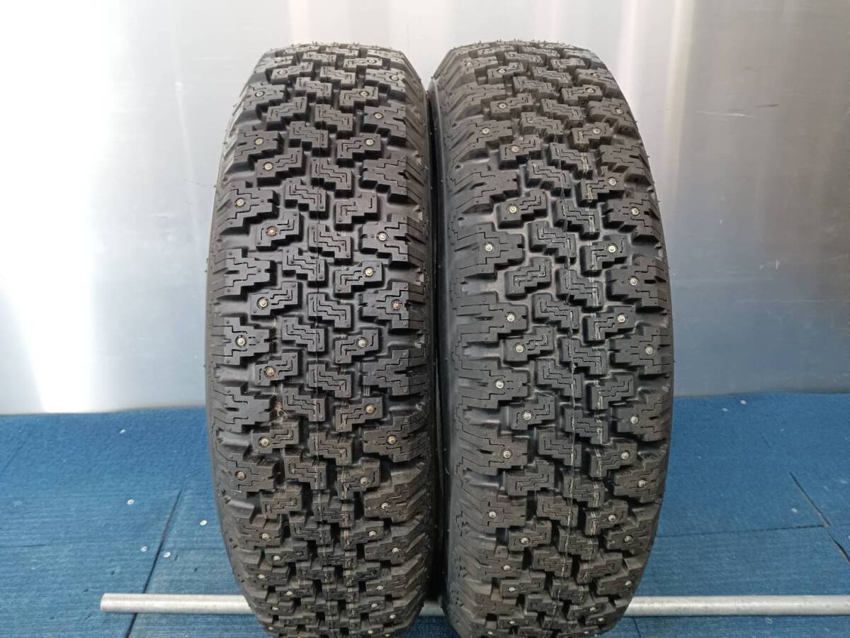 ★9.8分山★90年製?★ BRIDGESTONE ICE COMPOUNDⅡ WINTER RADIAL WT-02 185/70R14 スパイクタイヤ TUBELESS 2本セット E942拍卖