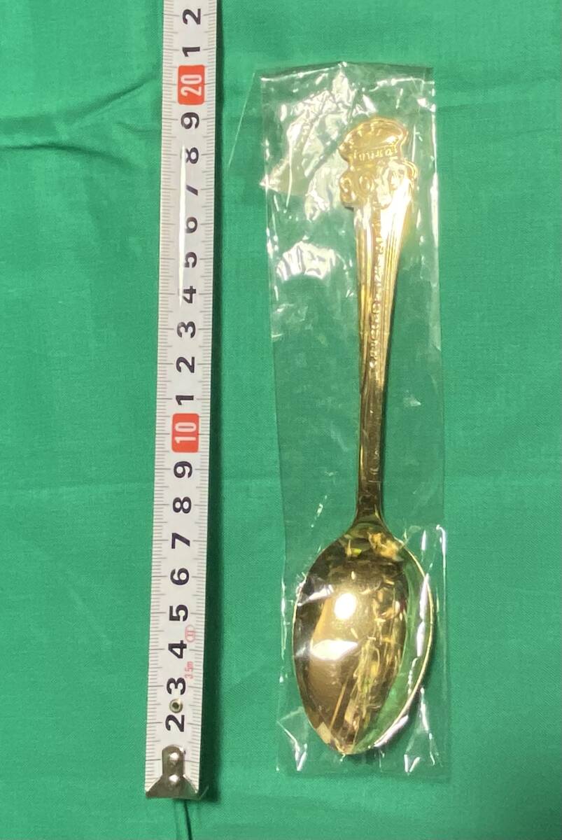 オリエンタルカレーの純金プレーティングマスコットスプーン拍卖