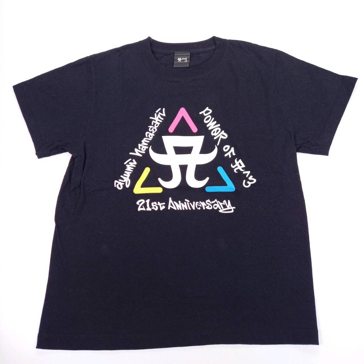 S 浜崎あゆみ 21th ANNIVERSARY Tシャツ ブラック 半袖 リユース ultralto ts2313拍卖