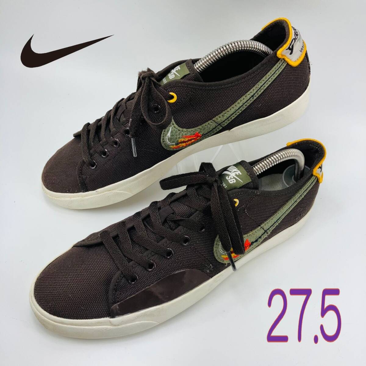 【Bランク】【現状美品】【洗濯除菌済】NIKE BLAZER COURT DVDL ブレザー コート ダーンヴァンダーリンデン  (CZ5605-200) 27.5 US9.5拍卖