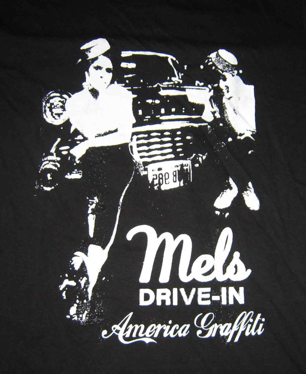 アメリカン・グラフィティ American Graffiti ウエイトレス 黒Tシャツ M コットン100%拍卖