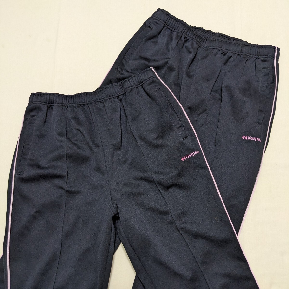 ☆AE23 Kaepa ケイパ 福袋 レディース LL XL ジャージ パンツ ズボン 2点 セット まとめ 黒 スポーツ ウェア トレーニング フィットネス拍卖