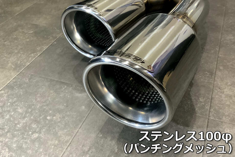 ブイビジョン LX600 3BA-VJA310W 左右2本出し サイドマフラー ステンレス V-VISION拍卖