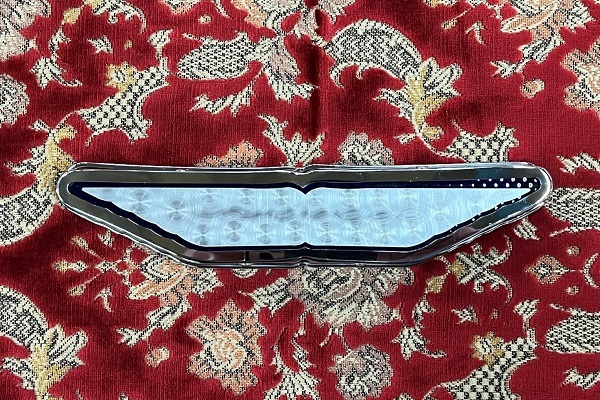 超ミニ30cm●日野 バスマーク アンドン 丸棒巻き6mm ステンレス鏡面 800 行灯 デコトラ 軽トラ デコチャリ トラック:MIH-緑A拍卖