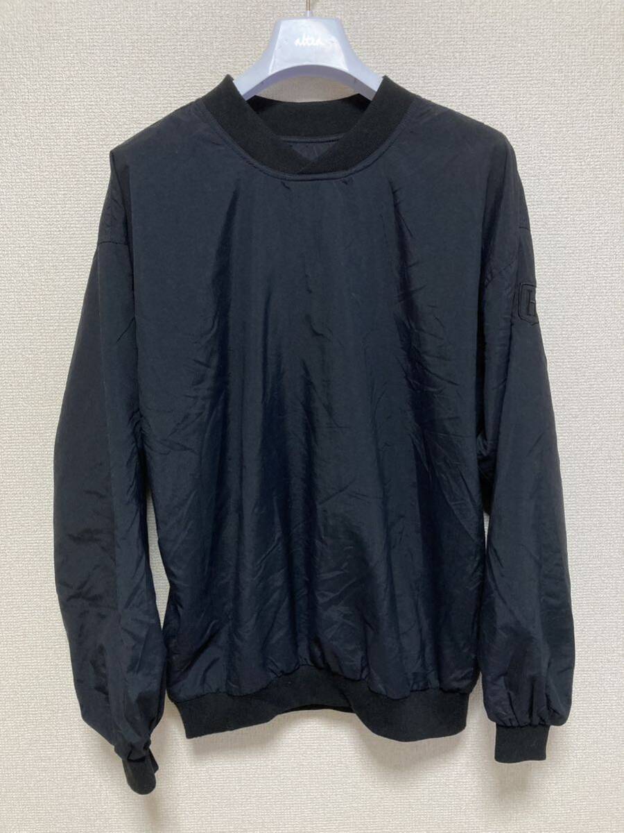 90's USAヴィンテージ HIGHLANDER WINDWEA プルオーバー ジャケット ナイロンジャケット 黒系 S拍卖