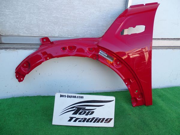 L3134vc BMWミニ純正 クーパー F55/F56/F57 左 フロントフェンダー (4100 7374521) チリレッド/851拍卖