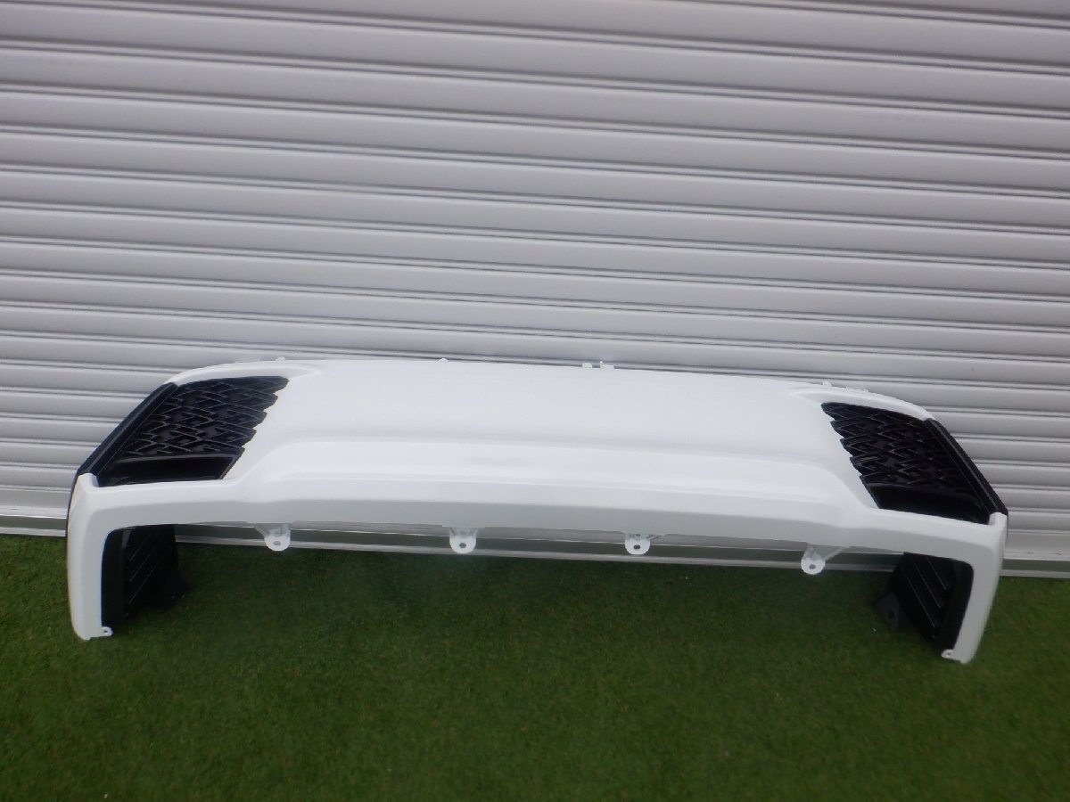 新車外し レクサス純正 TALH17 RX500h Fスポーツパフォーマンス リアバンパー 下部分 ロアアンダー 52108-48110 パール白083 TALA15 RX350拍卖