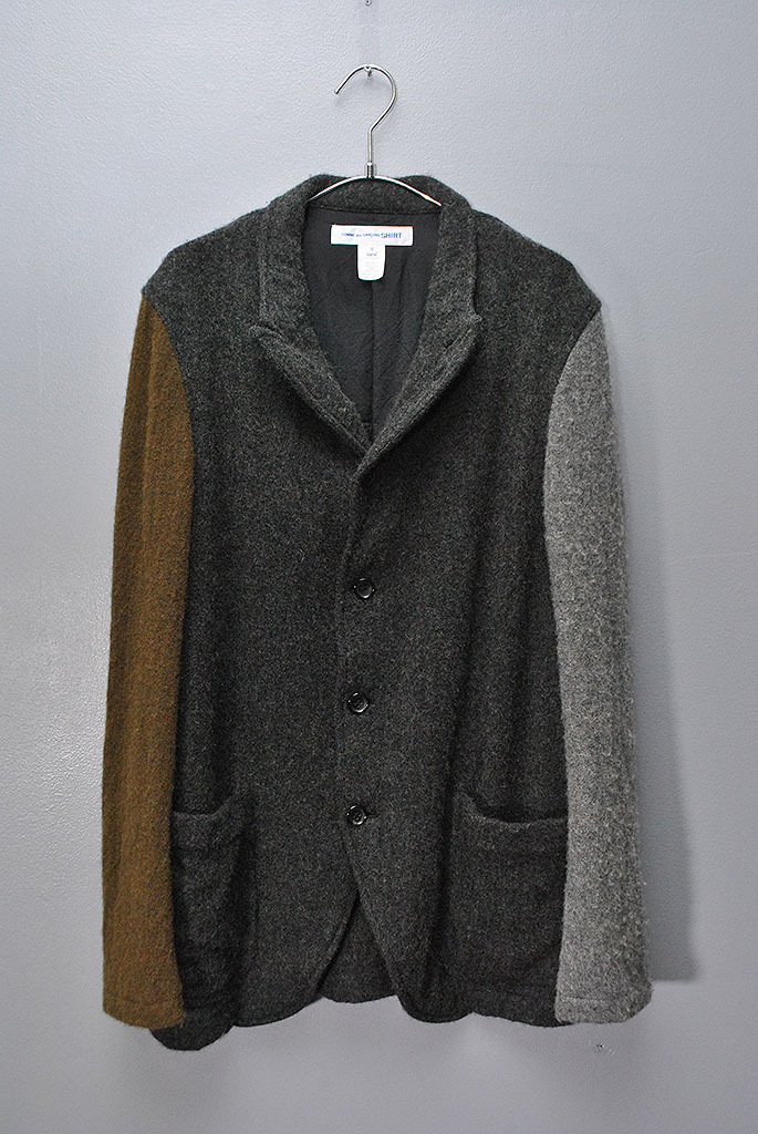 COMME des GARCONS SHIRT 5Bウールジャケット コムデギャルソン シャツ ミックス/M拍卖