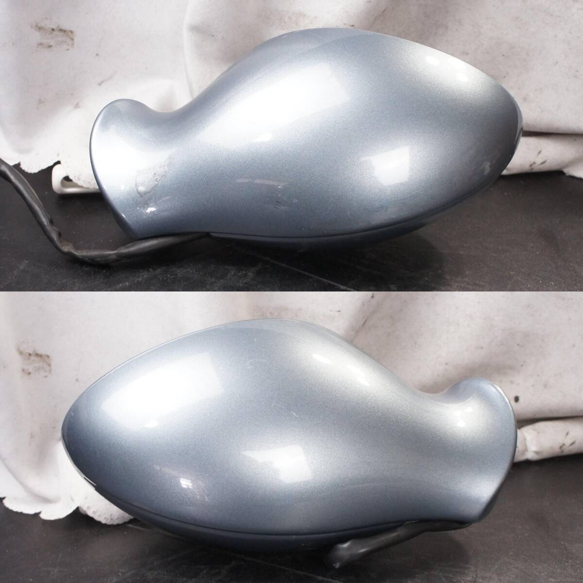 動作OK 左右セット 7ピン 5ピン サイドミラー 水色 ZAR932 アルファ156外し ウインカー 02-54695 アルファロメオ 純正 @6077s拍卖