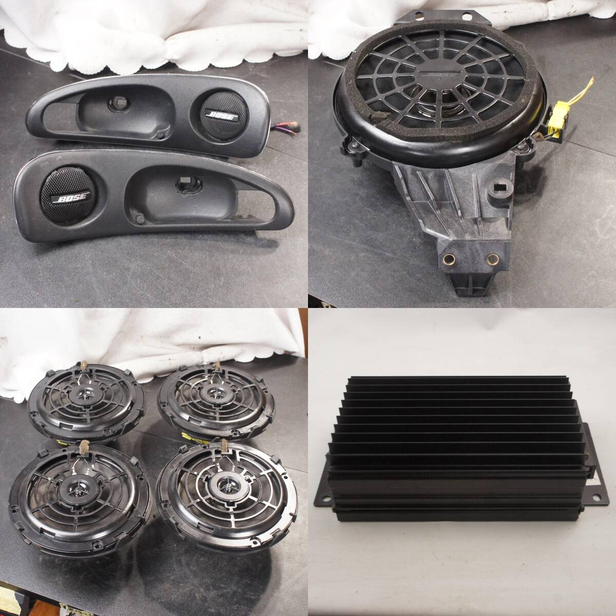 音出OK ZAR932 アルファ156 BOSE スピーカー ツイーター ウーファー アンプ 606-77-060 606-77-061 606-77-059 アルファロメオ 純正 @6078s拍卖