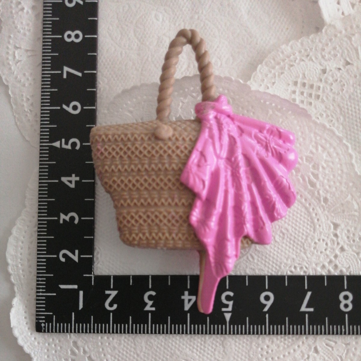 4r0510ドール用 かご スカーフモチーフ バッグmomoko バービー ジェニー ピアス 1/6ドール拍卖