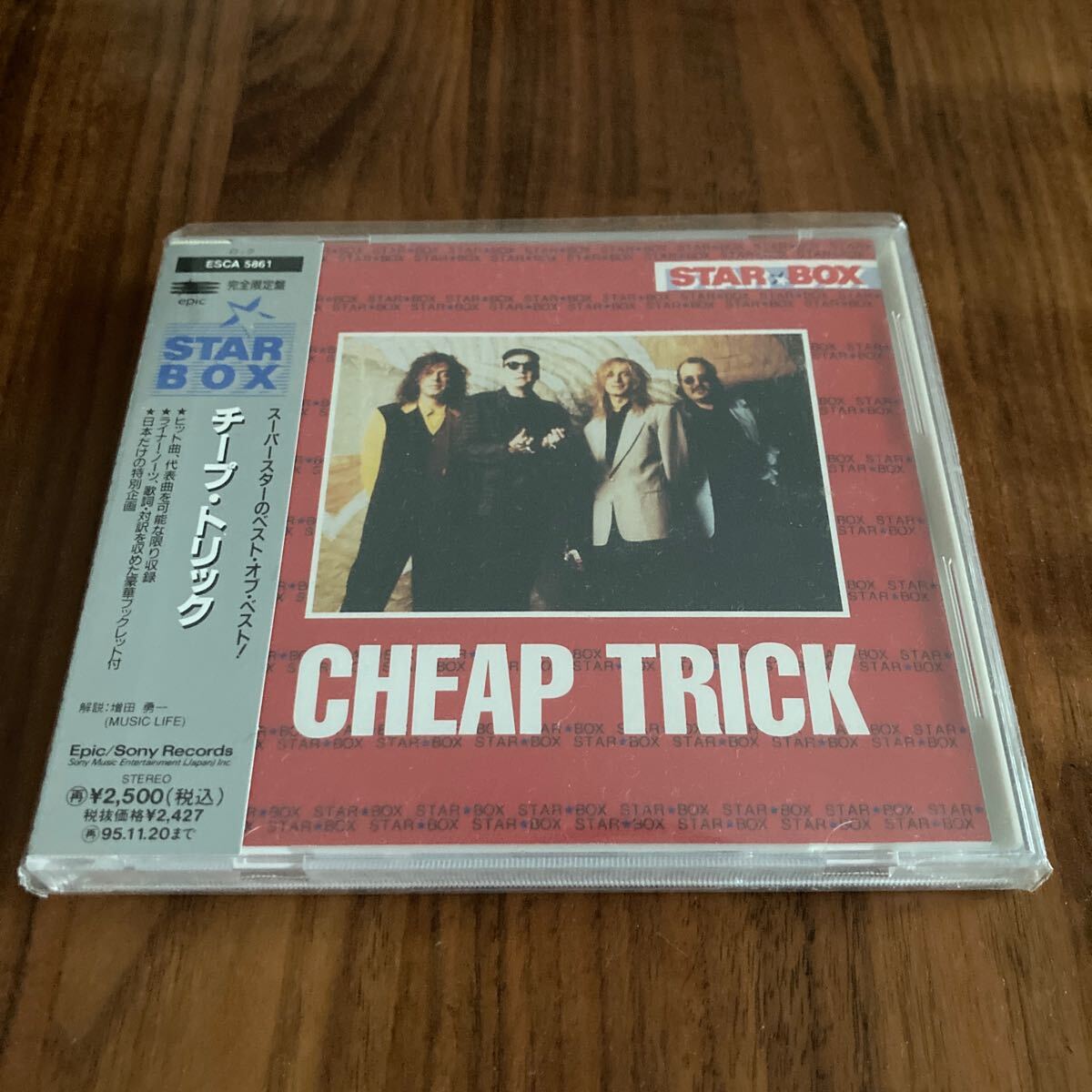 CHEAP TRICKチープ・トリック STAR BOX日本企画ベストアルバム完全限定盤 帯付きCD拍卖