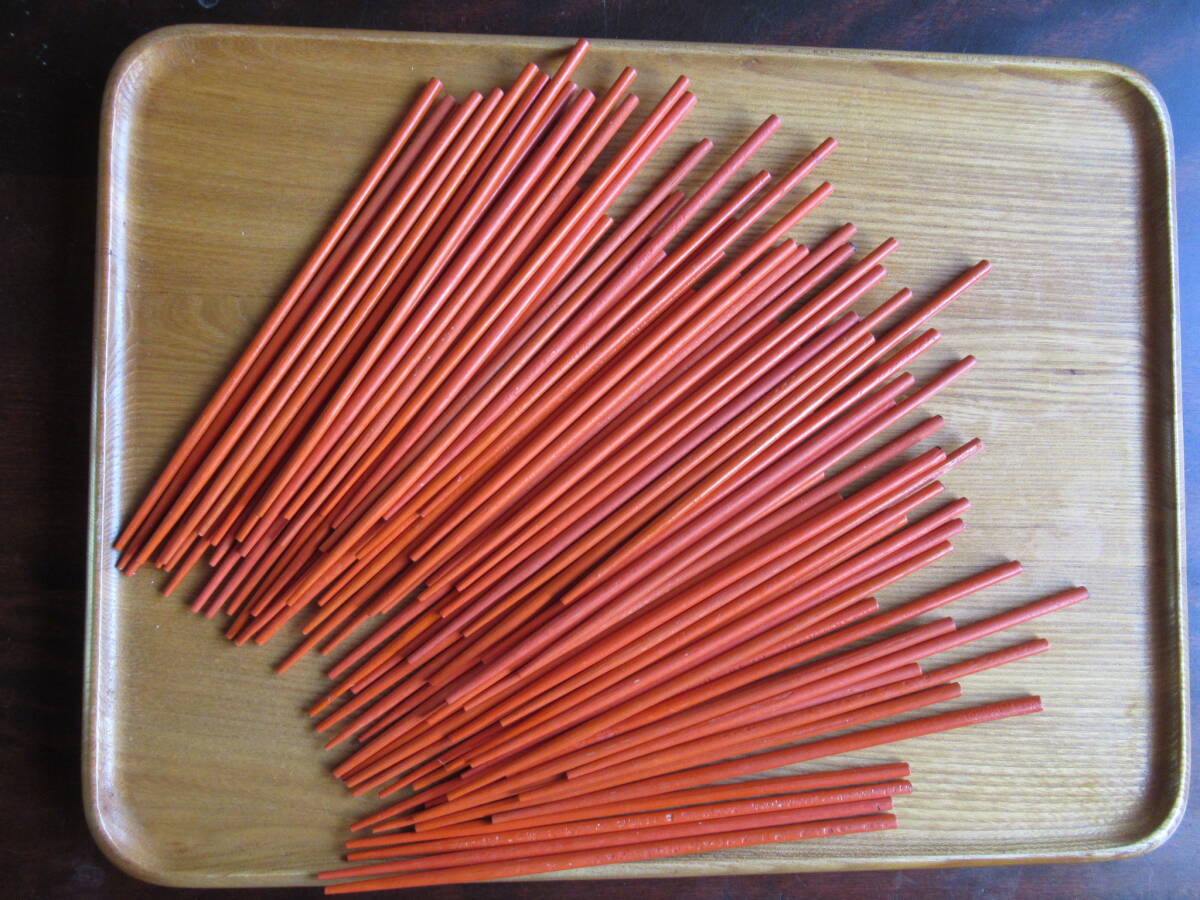 515【未使用品】 箸 天然木製 40組拍卖