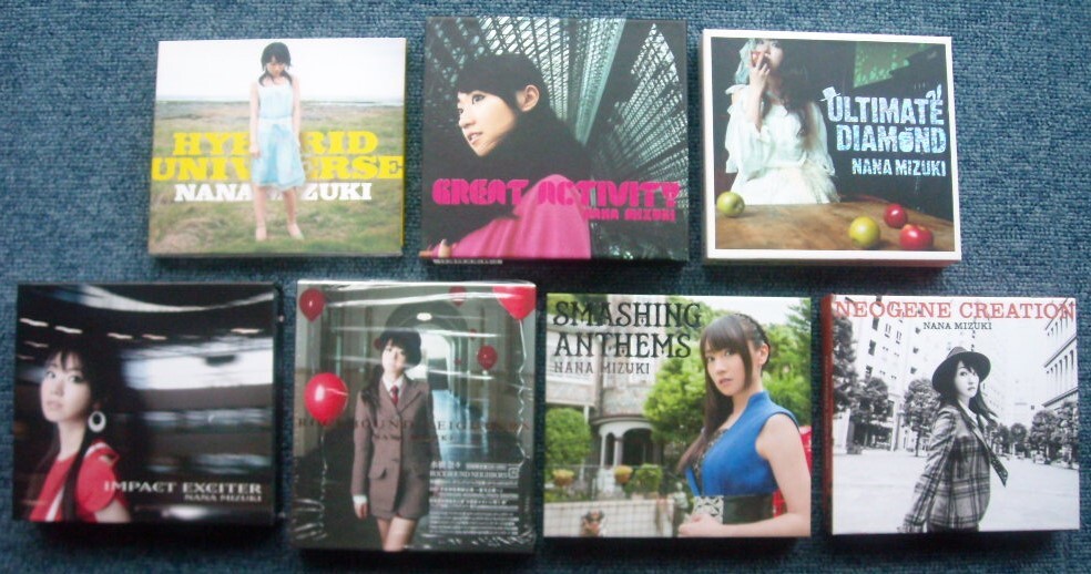 ●【声優】水樹奈々☆【ほぼ初回(期間生産)限定盤CD+DVD & BD 特製BOX仕様SPフォトブック付】5~9th+11th+12thアルバム●7タイトルセット!!拍卖
