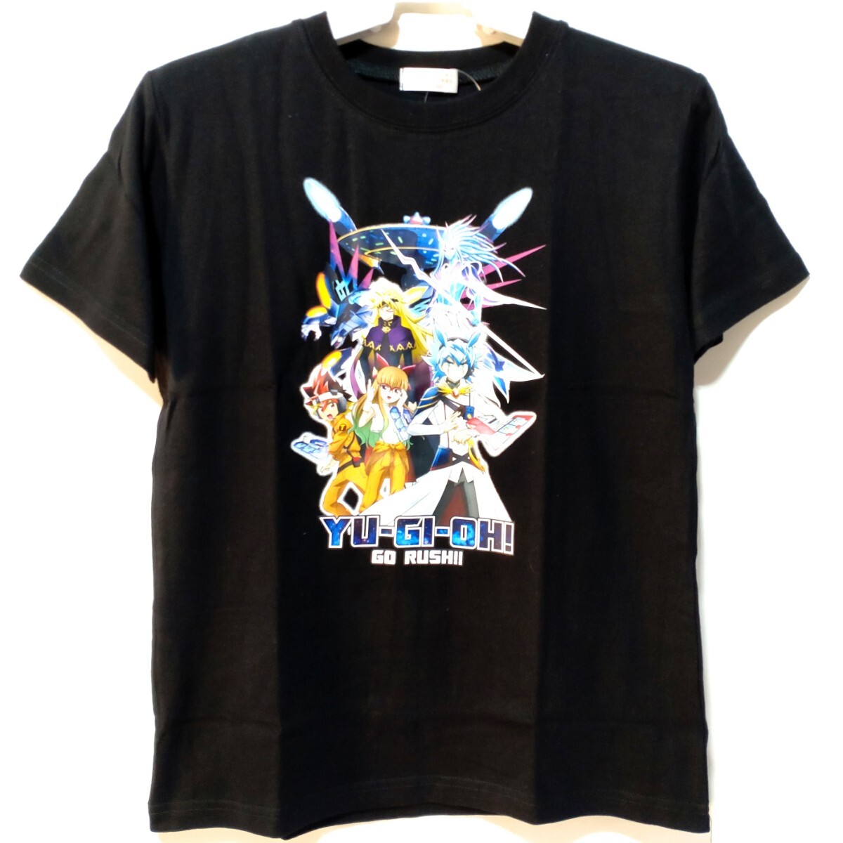 特価/未使用【サイズ=150cm】YU-GI-OH GO RUSHII/遊戯王/子供/半袖/Tシャツ/胸囲=70~78cm/black拍卖