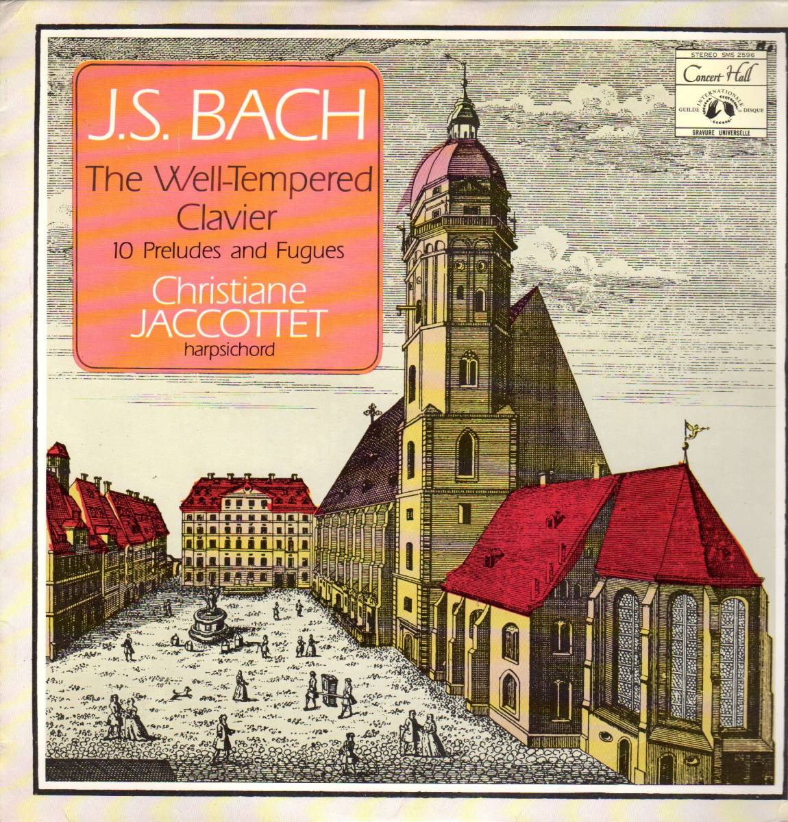 クリスティアーヌ・ジャコテ バッハ/平均律クラヴィーア 抜粋【中古LP】拍卖