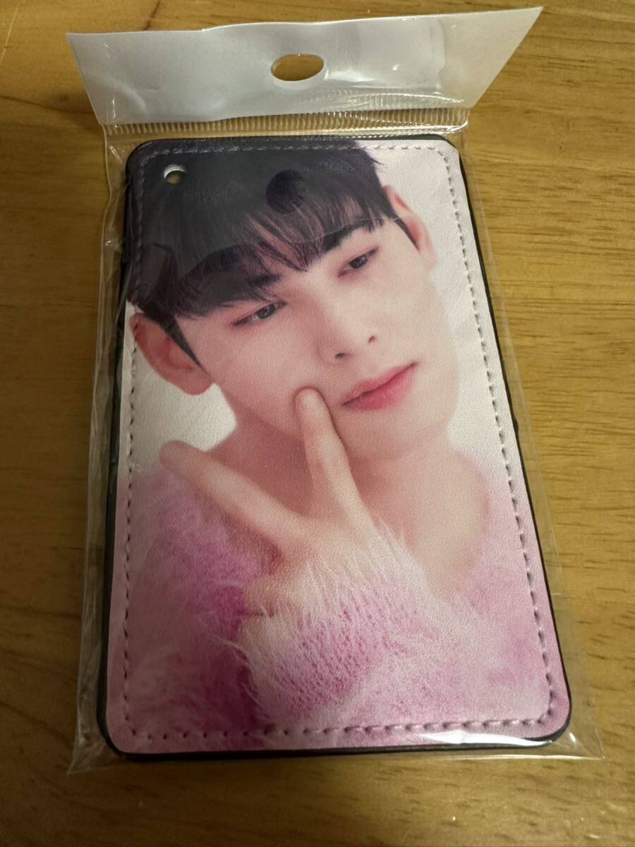 ASTRO アストロ チャウヌ パスケース カードホルダー カードケース 韓国 チャ・ウヌ 新品K-POP キーリング 拍卖