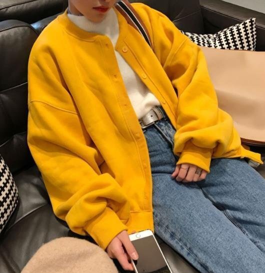 LHK875★レディース スウェット パーカー ゆったりカーディガン 無地 シンプル 長袖 暖かい 厚手 ジャケット カジュアル トップス拍卖