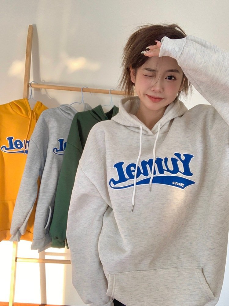 cjx1617★オシャレ パーカー トップス レディース モード セレブ 黒 欧米ファション きれいめ デート 大きいサイズ 定番スタイル 個性的拍卖