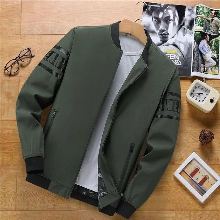 LHW927★春服メンズ ジャケット ブルゾン フライトジャケット アウター ジャンパー ウインドブレーカー MA1 50代 60代 M-8XL拍卖