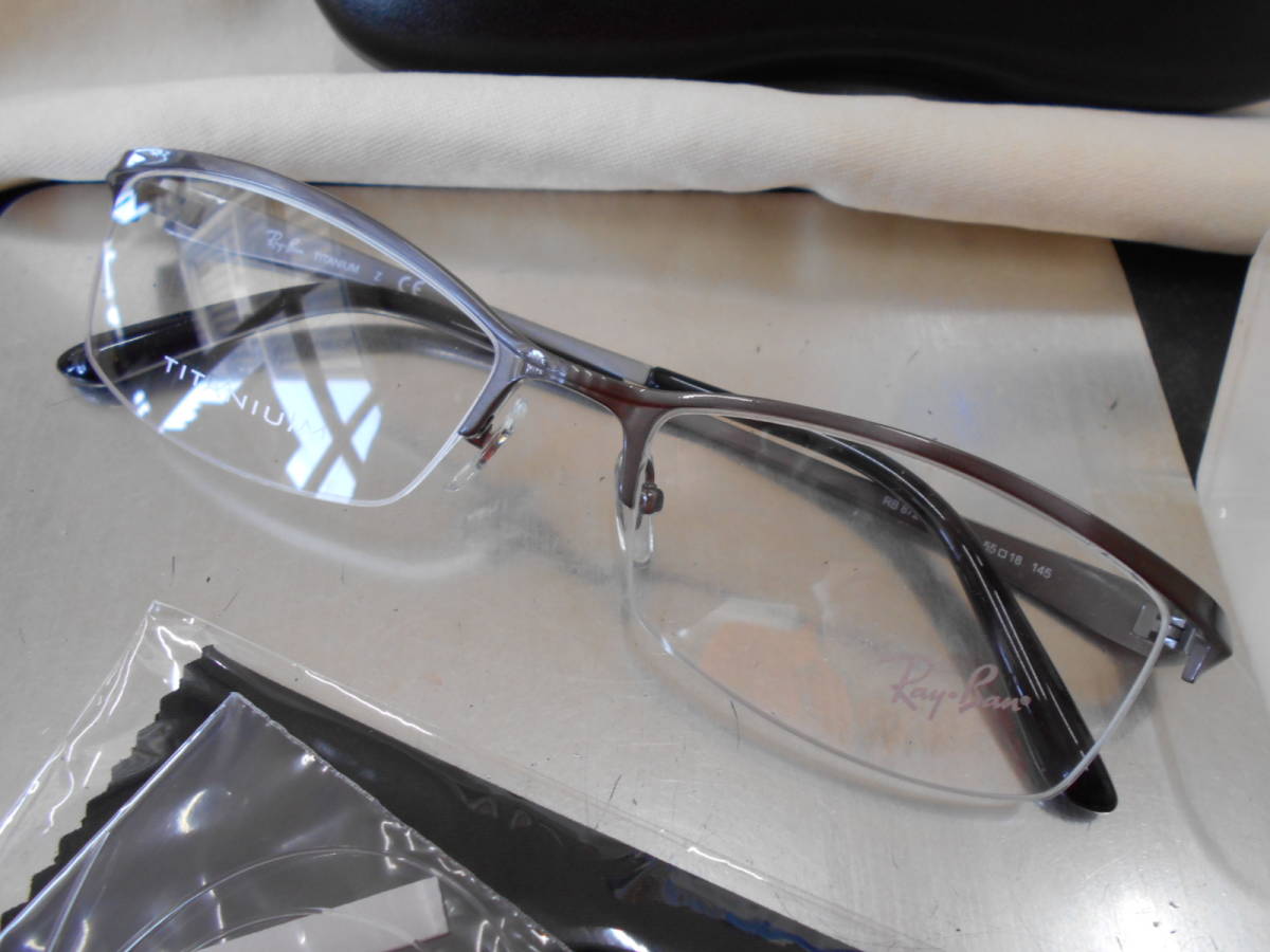 RayBanレイバン超かっこいいチタン眼鏡フレームRB8723D-1047 お洒落拍卖