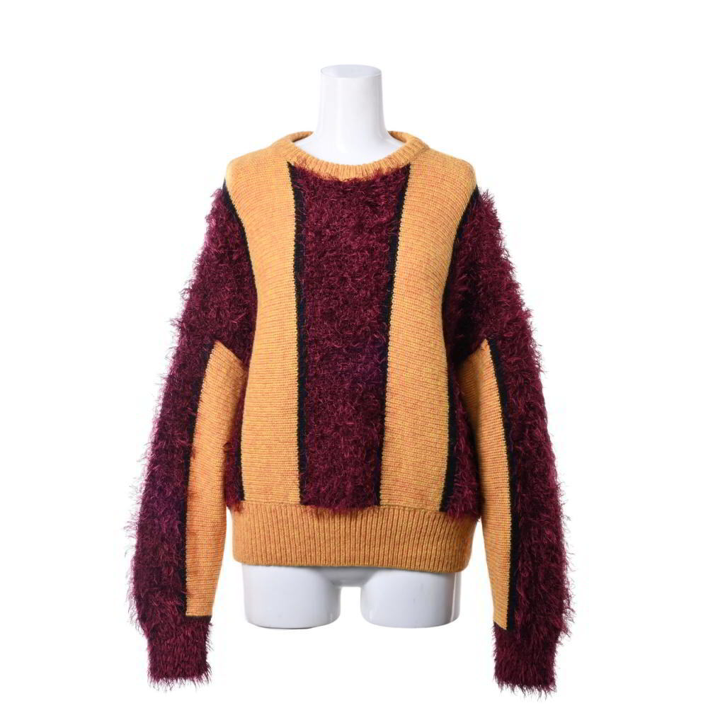 美品 TOGA パーツ切替 プルオーバー ニット 36 マスタード トーガ KL4BQLCA49拍卖