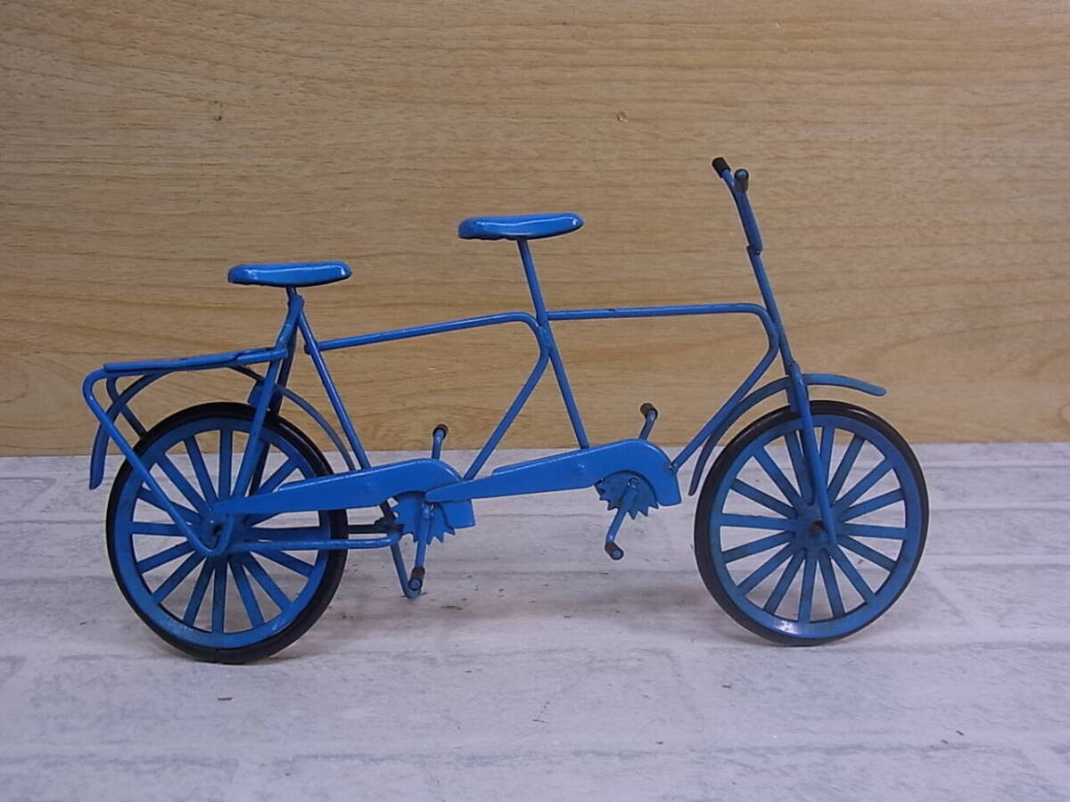 ◎M/096●置物 インテリア☆二人乗り自転車☆レトロ アンティーク☆中古品拍卖