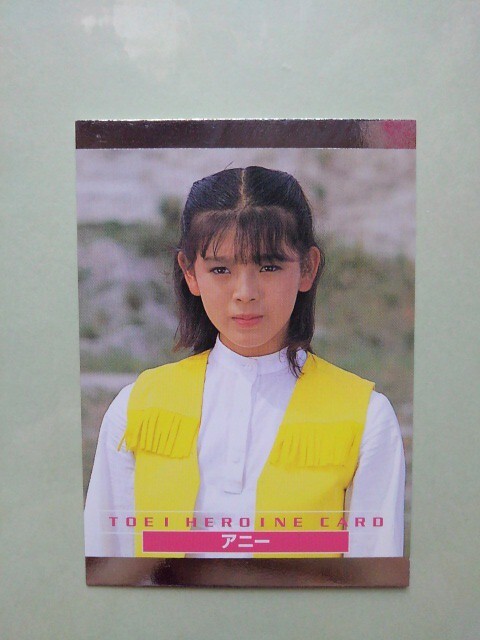 アニー/アニー&沢村大 宇宙刑事シャイダー コレクションカード 昭和 特撮ヒロイン 森永奈緒美拍卖