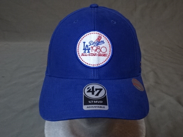 USA購入【47BRAND】【COOPERSTOWN COLLECTION】MLB L.A ドジャース【Los Angeles Dodgers】【L.A Dodgers 1980 ALL-STAR GAME】ロゴ刺繍CAP拍卖
