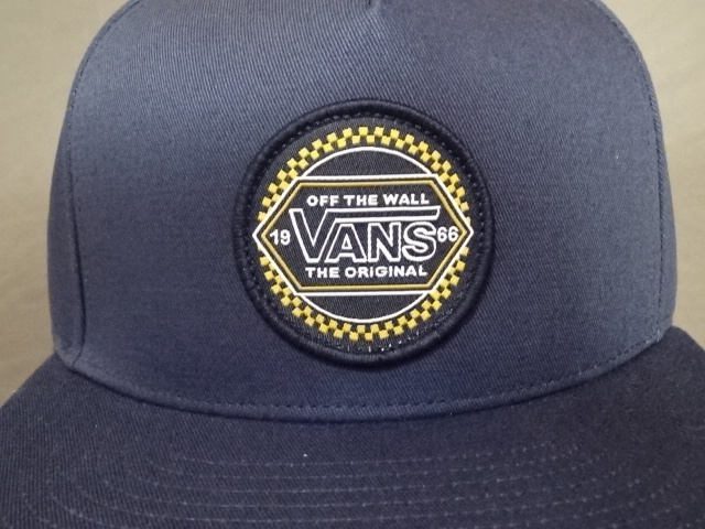 ★ USA購入 人気アメカジ系ボーダーブランド VANS【バンズ】 ロゴワッペン付 キャップ ネイビー ★拍卖