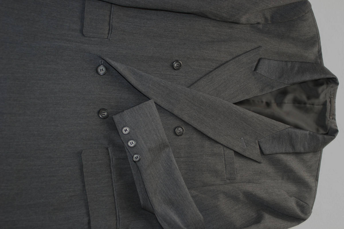 ★JS-72  Maneaber W4釦   ジャケット   色グレ-   サイズ  AB5ぐらい ★ 春秋冬シーズン   ビジネスに  結婚式に拍卖