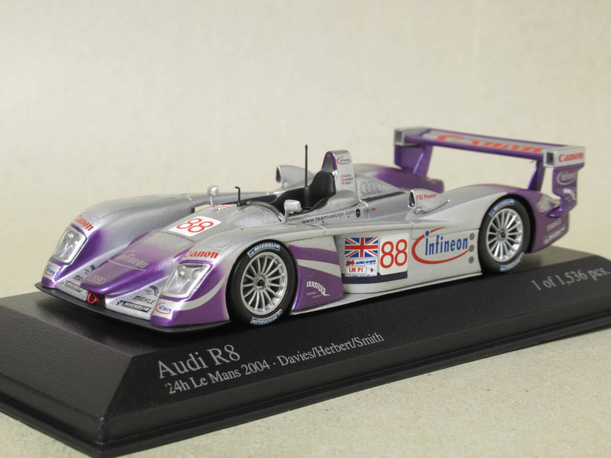 1/43 アウディ R8 アウディスポーツUK チームべロックス #88 ルマン 2004拍卖