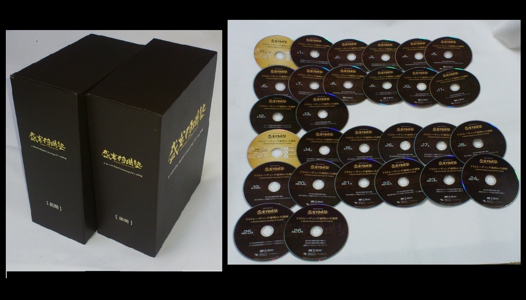 入手困難 前期後期 希少完備■DVD28枚■34時間/盛岩相場塾FXトレーディング速習6か月講座★FX自学学習最強教材 拍卖