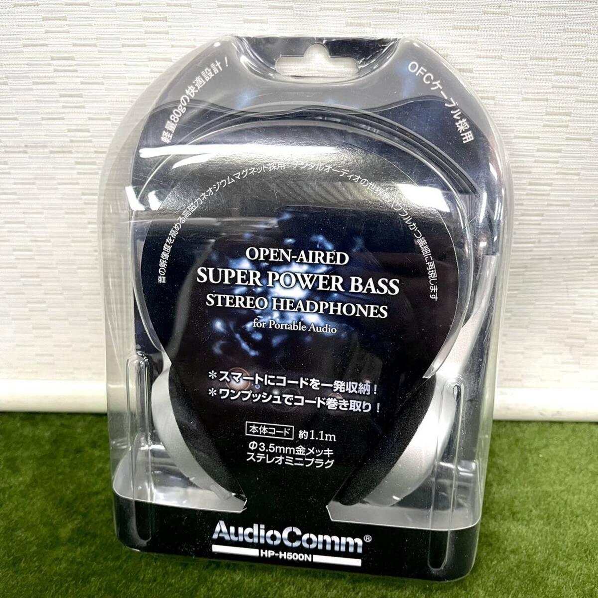 ★☆未使用保管品 Audio Comn オープンエアー型ステレオヘッドホン HP-H500N拍卖