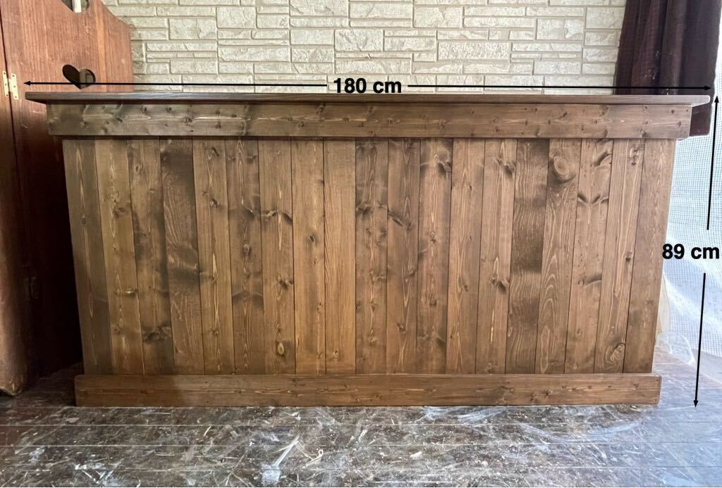 【Kー250】落札後製作*キッチン・バーカウンター*W180・D63㎝*レジカウンター*美容室*カフェ*ベーカリー*オーダー可能拍卖